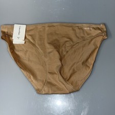 Calvin Klein beige bikini panties medium NWT  