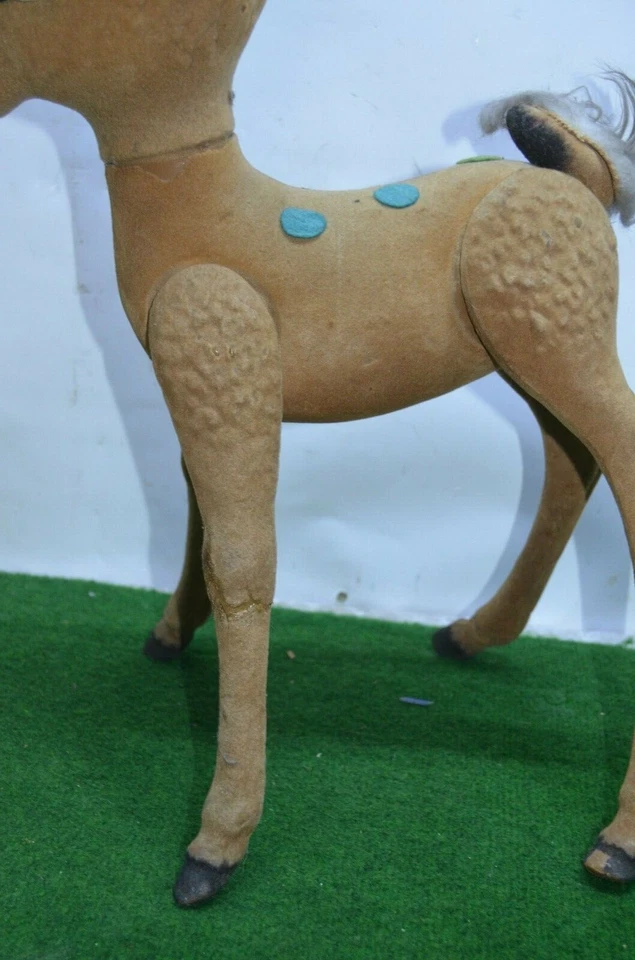 ANCIEN JOUET FIGURINE DE BAMBI ANNEE 50 PELUCHE ARTICULE DU FILM WALT DYSNEY ** - Photo 4/4