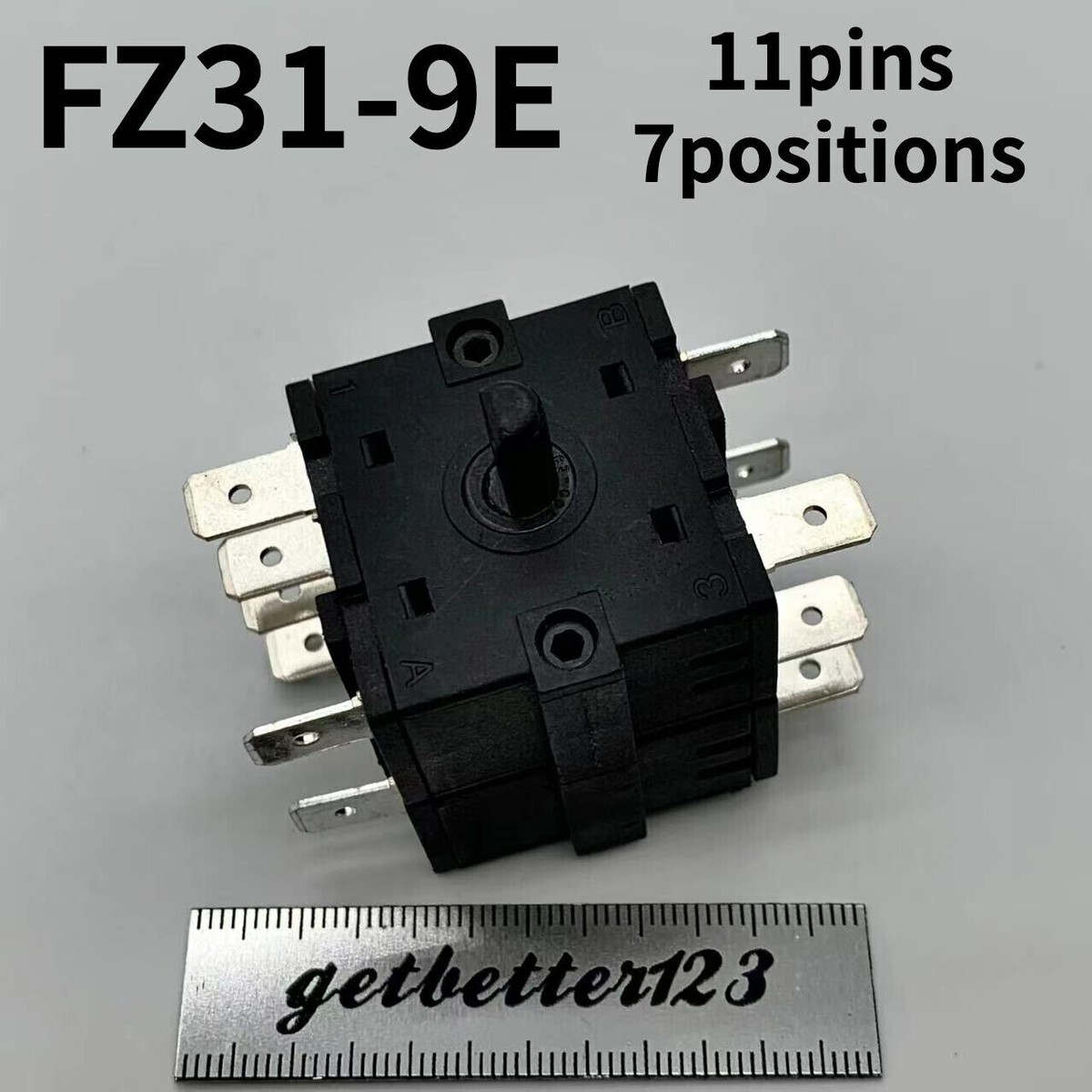 HUALILAI FZ31-9E 11pins 7gears 20A Function Switch FZ31-10