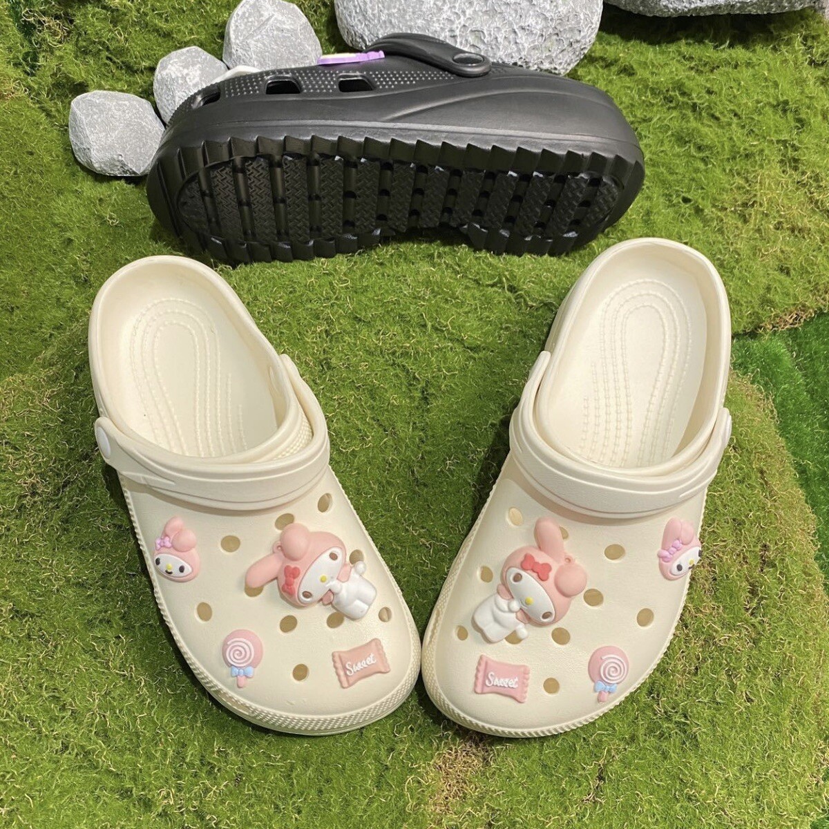 8pcs Pack Super Kawaii Sanrio My Melody Shoe Charms Shoe