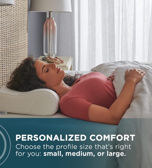 tempurpedicbreezeNeckPillowFirm Medium Profile🔥Open Box eBay