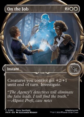 MTG Magic the Gathering On the Job (292/499) Murders at Karlov Manor LP