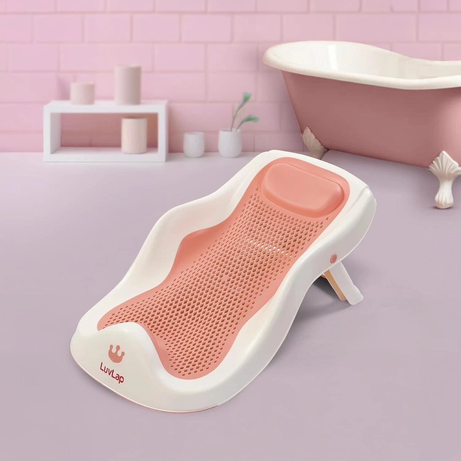 LuvLap Baby Bath Seat 0-6 Months, Durable
Opens in a new window or tab