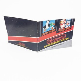 Original Duck Hunt Super Mario Bros. Instruction Booklet Manual NES Nintendo
