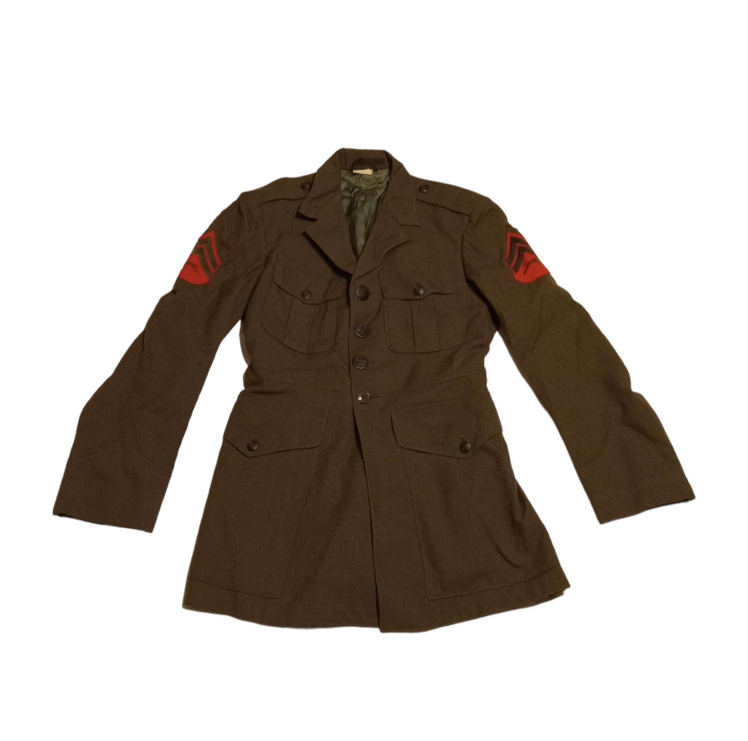 Marine Corps USMC Wool Dress Uniform Jacket coat Gulf War Vietnam 38R