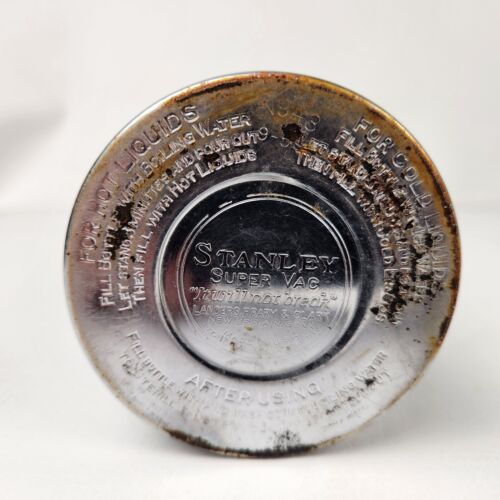 Vintage Stanley Thermos N943 1 Quart Super Vac Made In USA Missing Cork - Picture 4 of 6