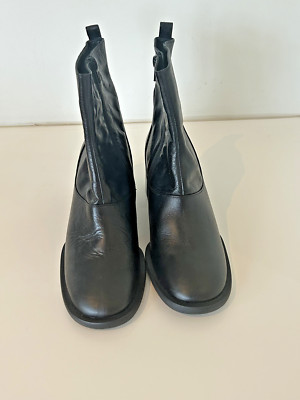 HOGL black leather ankle boots - size AU 7, $270 NEW!