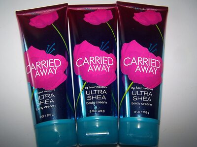 Bath & Body Works Carried Away Ultra Shea Body Cream 8 oz - Lot of 3