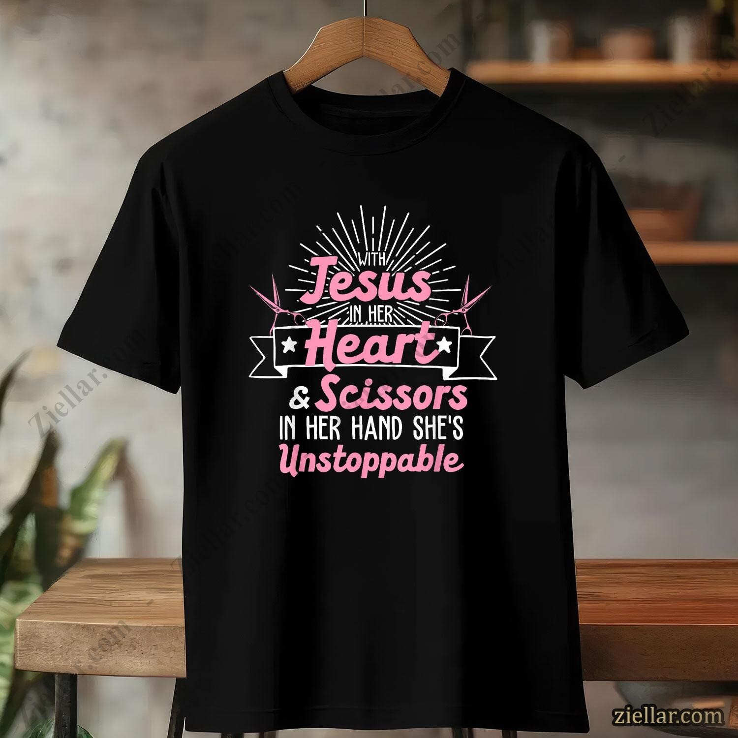 Christian Hairstylist Tee Funny Hairdresser Gift Unisex Shirt