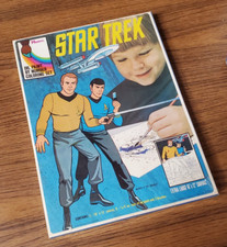 1974 Hasbro Star Trek Oil Painting by Number Coloring Set- Factory Sealed