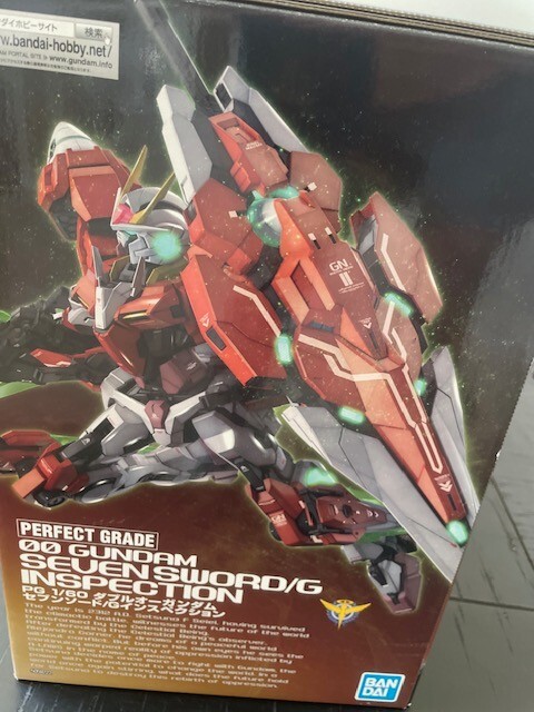 Premium BANDAI PG 1/60 Double OO Gundam Seven Sword / G Inspection