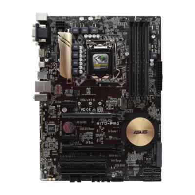 ASUS H170-PRO Motherboard ATX Intel H170 LGA1151 DDR4 64GB SATA3 M