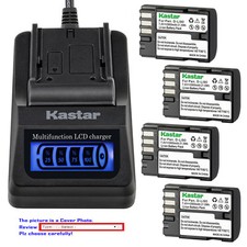 Kastar Battery LCD Quick Charger for Pentax D-Li90  Pentax K-1 Limited Silver