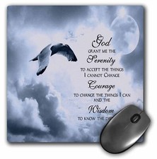 3dRose The Serenity Prayer a beautiful dove one of a kind graphic will inspire a