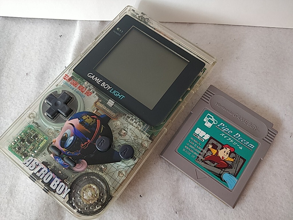 Nintendo Gameboy Light Limited ASTRO BOY Clear Edition Nintendo Gameboy Light Limited ASTRO BOY Clear Edition