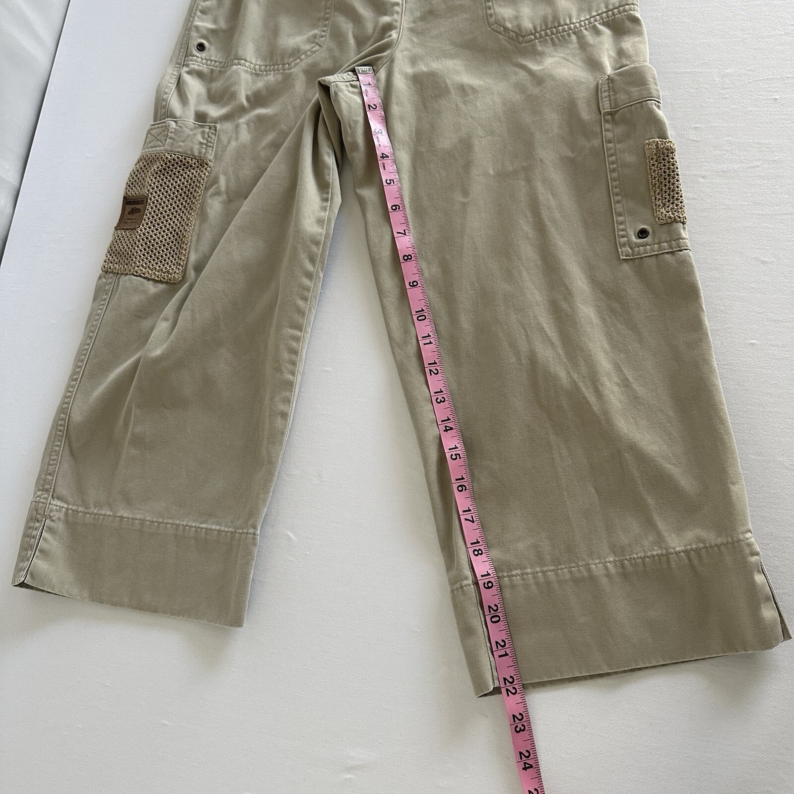VTG Ralph Lauren RL Pants Womens Sz 6 Safari Wide… - image 9
