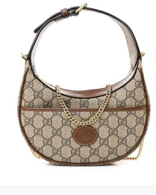 Borsa a tracolla Gucci GG Supreme Retro Michel tracolla catena rimovibile nuova con etichette 726843