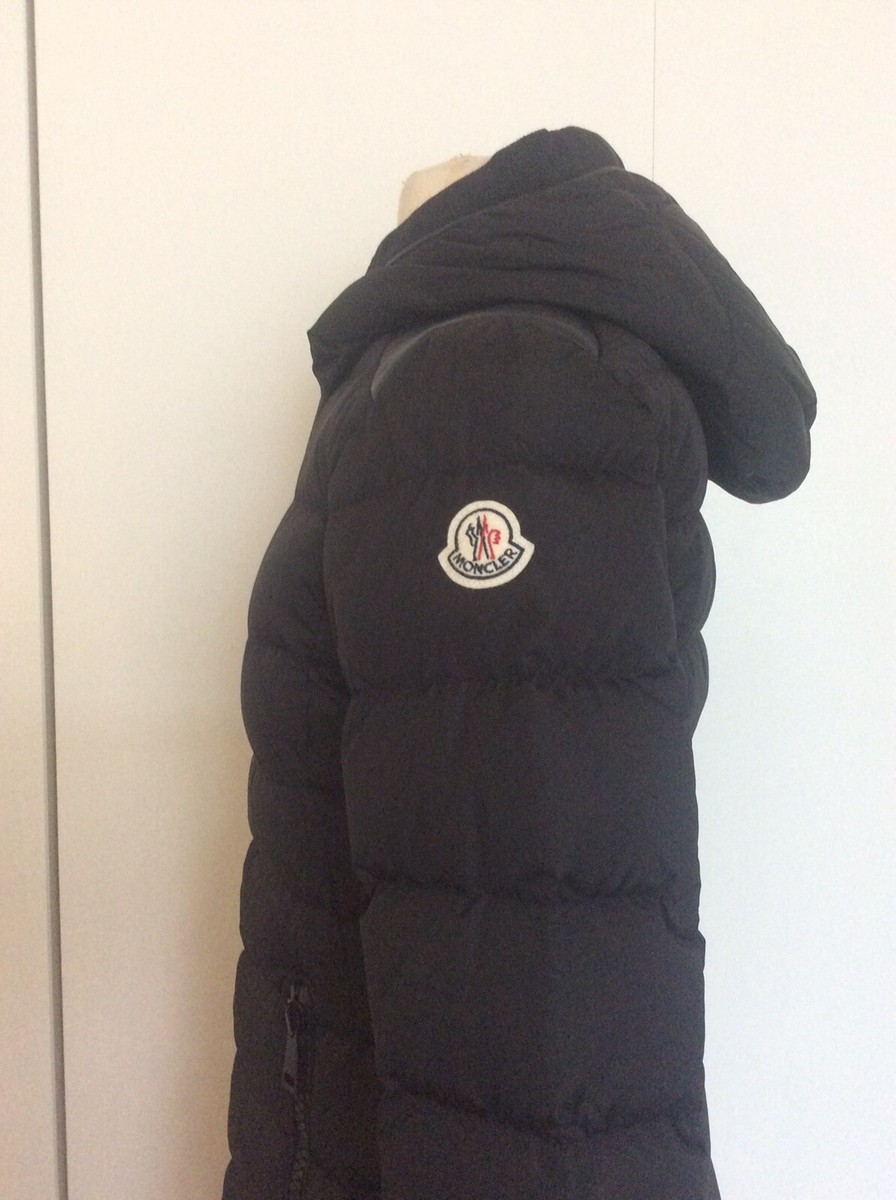 With Tags Moncler Women Talev Giubbotto Black Long Hooded