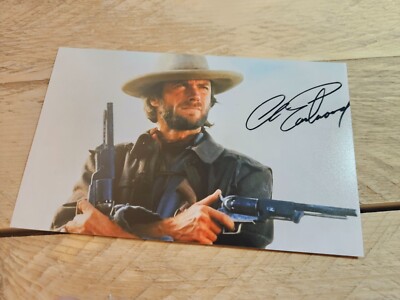 CLINT EASTWOOD Repro Autograph - Approx 10x16 - (832)