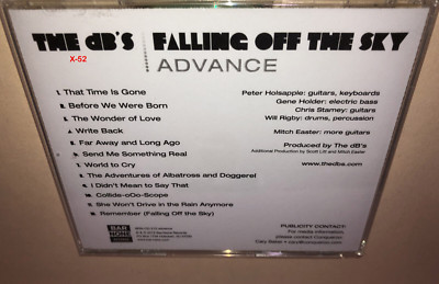 The DB's CD CDR Falling Off the Sky final album promo advance Bar None Records