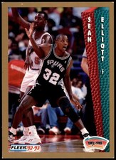 Sean Elliott #204 1992-93 Fleer