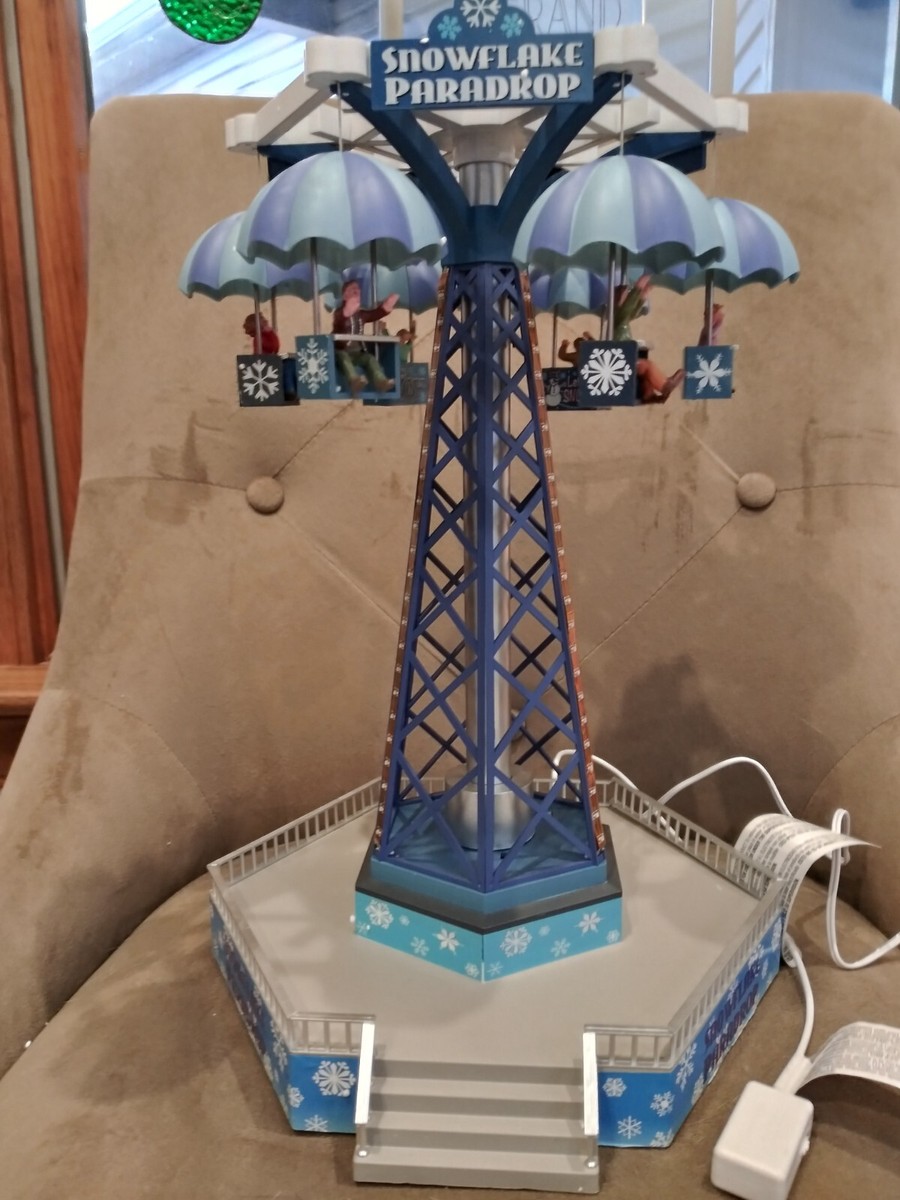 Lemax 34634 Snowflake Paradrop Carnival Ride. READ 773822064788| eBay