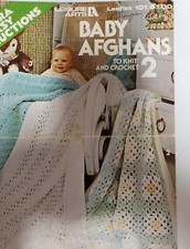 Baby Afghans 2 To Knit And Crochet Leisure Arts Leaflet 101