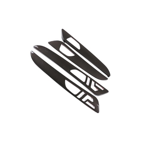 ABS Carbon Fiber Inner Door Panel Cover Trim Fit For Benz ML GL 2012-2016 4PCS - Picture 7 of 9