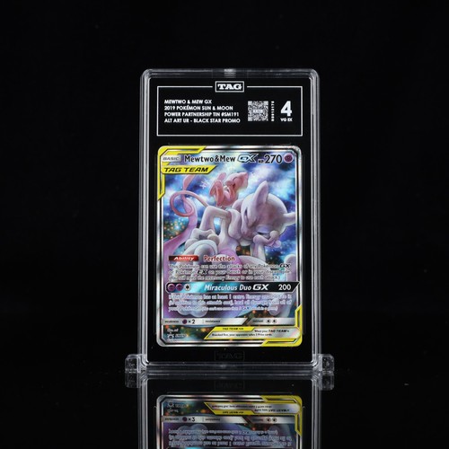 Mewtwo & Mew-GX graded TAG 4 for sale on eBay