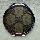 Upcycled Gucci Double Compact Mirror Fabric Cut From Purse — photo 1