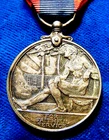 FOR FAITHFUL SERVICE Thomas Evans WW1 Great Britain medal .925 Sterling Silver