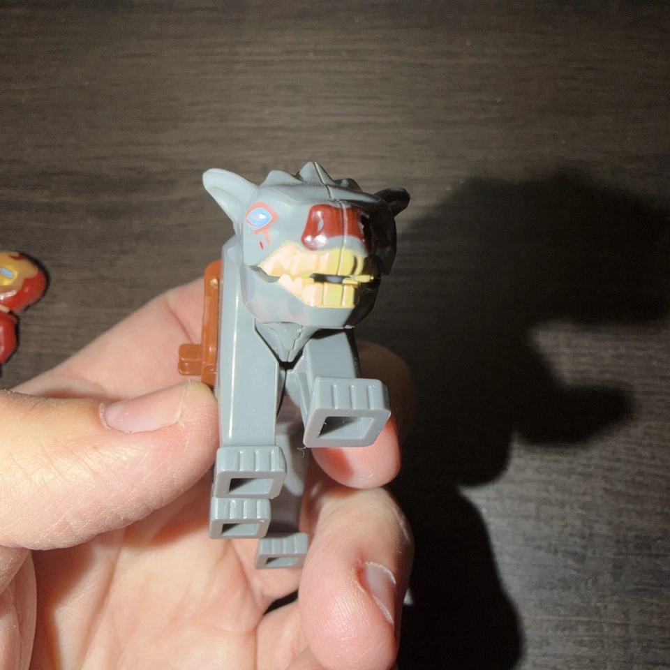 Lego El Hobbit El Señor de los Anillos 79002 Gris Warg Wolf Con Sillín LOTR Foto 4 de 4