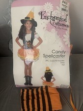 Witch Costume PRICE REDUCED Size Medium 7-10 includes Dress, Hat Tights