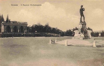 FIRENZE Florence Florenz Toscana IT Il Piazzale Michelangiolo Monumento
