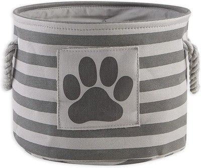 Bone Dry DII Pet Aufbewahrungskorb für Haustierpflege & Zubehör, Grau, S