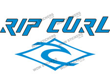Rip Curl Sticker B Laptop Man Cave Car Van Window Surfing (Choose size)