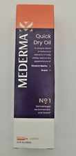 Mederma Skin Care Quick Dry Oil Stretch Marks Clinical Fragrance Free 3.4 Oz