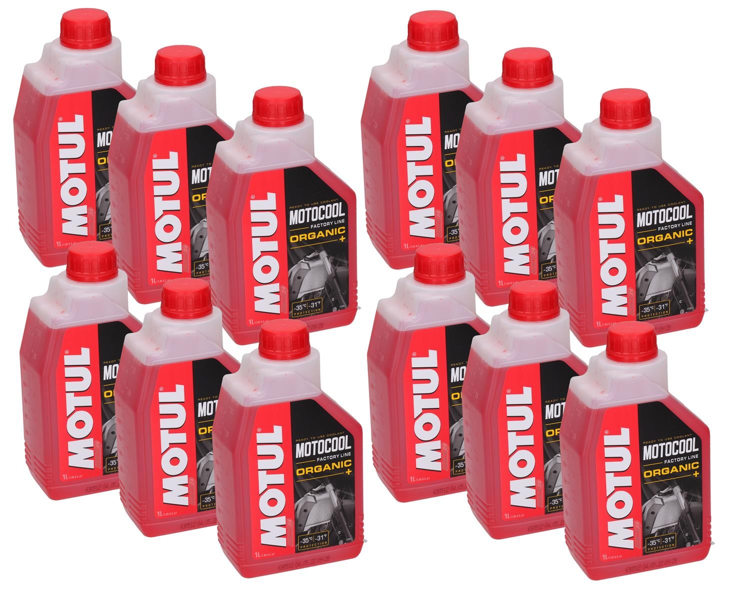 Motul Motocool Factory Line Motorcycle Coolant 12X1 Liter Bottle