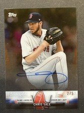 2018 Topps Clearly Authentic Orange 2/5 Chris Sale #CASA-CS Auto