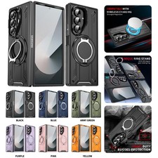 For Samsung Galaxy Z Fold 7 Magnetic Ring Stand Heavy Duty Shockproof Case Cover