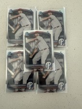 2025 Bowman Chrome Sean Youngerman BDC-104 2 Card Lot Phillies 25+ & Refractors