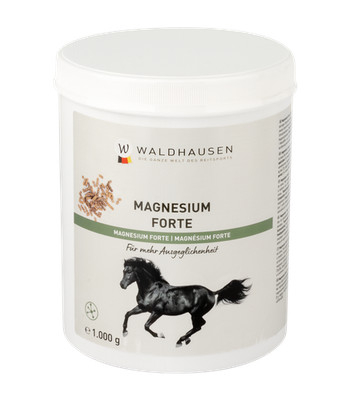 (29,90 EUR/kg) Waldhausen Magnesium forte 1 kg Pferd | 12% Magnesium + Vit E B1