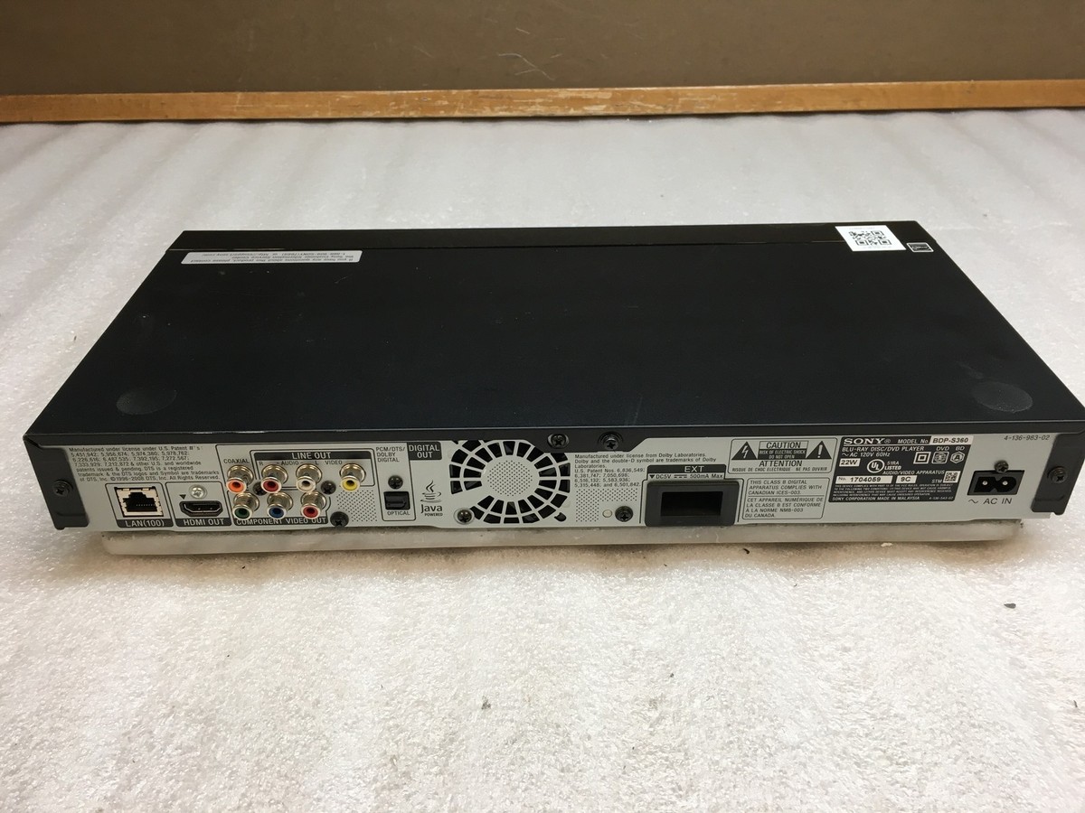Sony BDP-S360 Blu-Ray Player for sale online | eBay