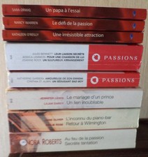 Lot 8 Livres POCHE (14 romans) HARLEQUIN - série PASSIONS