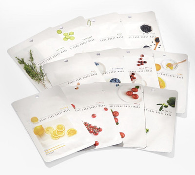 Eunyul Daily Care sheet mask 12 types x 2 pieces, 1 -pack, 24 unit