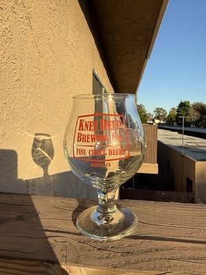 Knee Deep Brewing Co Snifter Beer Glass Auburn CA