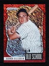 2021 Panini Prizm Old School Red Shimmer 7/7 Harmon Killebrew #OS-6 HOF 0c6