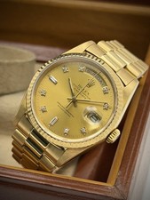 Rolex Day-Date 36 - 18238 - Year 1990 - Diamond Dot - Boxed - £13,995 On Collect
