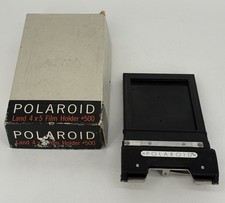 Polaroid Land 4x5 Film Holder Model 500 with Box