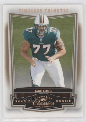 2008 Donruss Classics Timeless Tributes Bronze 97/250 Jake Long Rookie RC 11y7